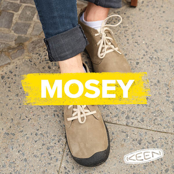 Stylové KEEN Mosey jsou kompromisní barefoot boty, které unosíte téměř po celý rok